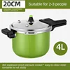 Household 304 Stainless Steel Gas Induction Cooker General Explosion-proof Pressure Cooker Small Thickening Large Capacity 6