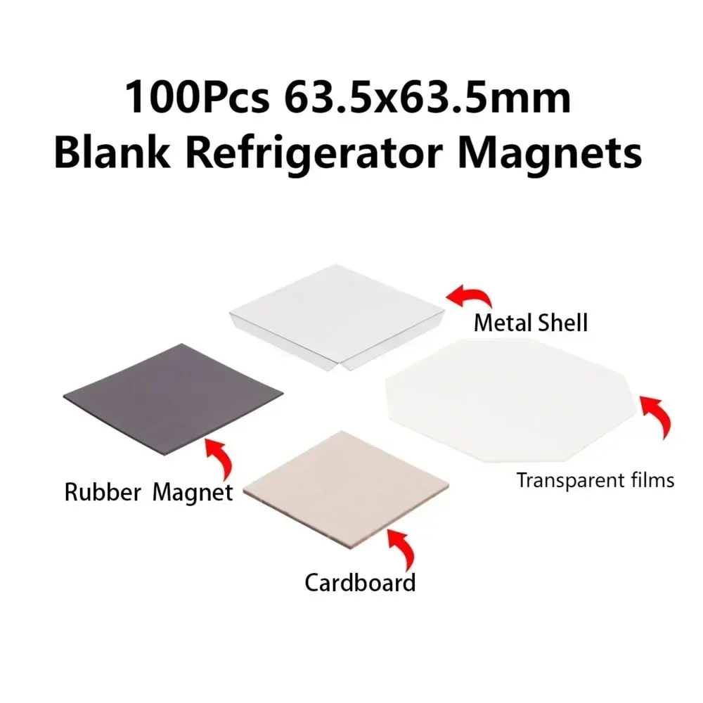 Refrigerator Stickers Refrigerator Magnets Accessories Emblem DIY Magnet 100Pcs