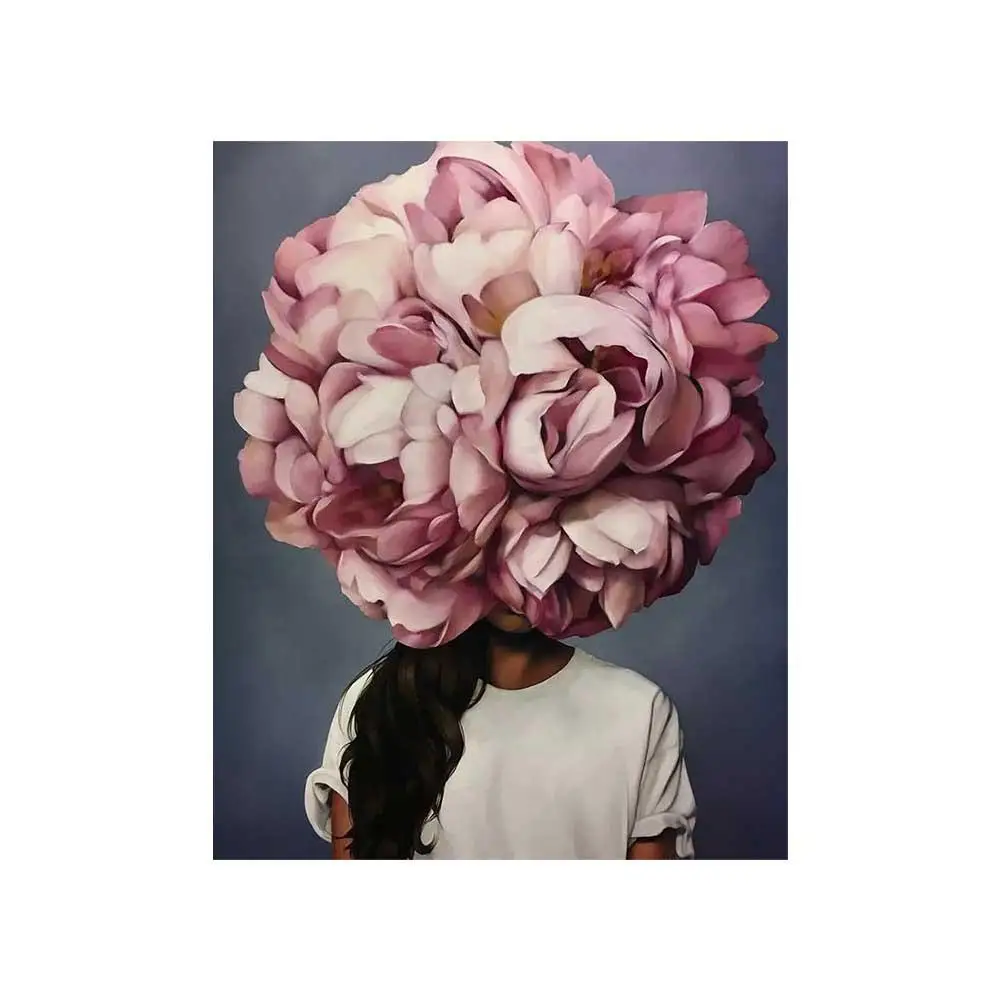 

High-quality Materials Gatyztory Easy To Follow Creative Creative Gift Idea Oil Painting Canvas Painting Elegant Flower