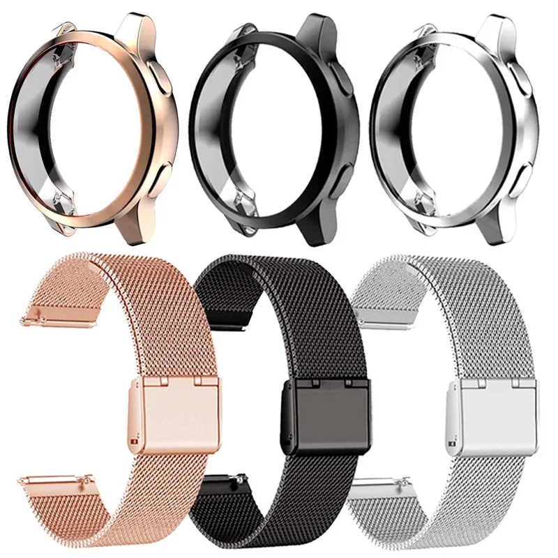 

Защитный чехол для Garmin CAME 2 Plus, ремешок Garmin 2s/2 Vivoactive 4s/4 Защитный браслет, браслет из нержавеющей стали для часов