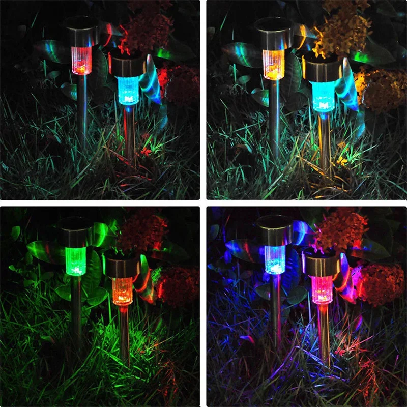 Solar Light Garden Decoration Tools Outdoor Solar Powered Lamp Waterproof Landscape Lighting for Pathway Patio Yard Lawn 6