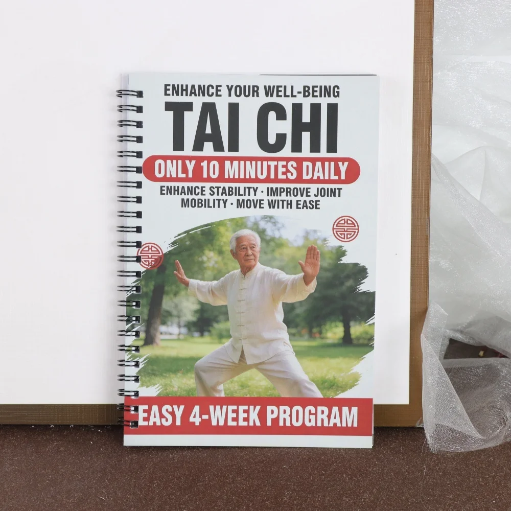 4주 태극권 훈련 플래너: 웰빙 증진을 위한 피트니스 핸드북 및 정리 도구, 노인 피트니스 애호가에게 이상적