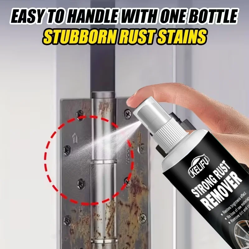 Rust Remover Spray Multi-Surface Fast-Acting Formula for Cars Kitchens Bathrooms Gardens Furniture No Residue