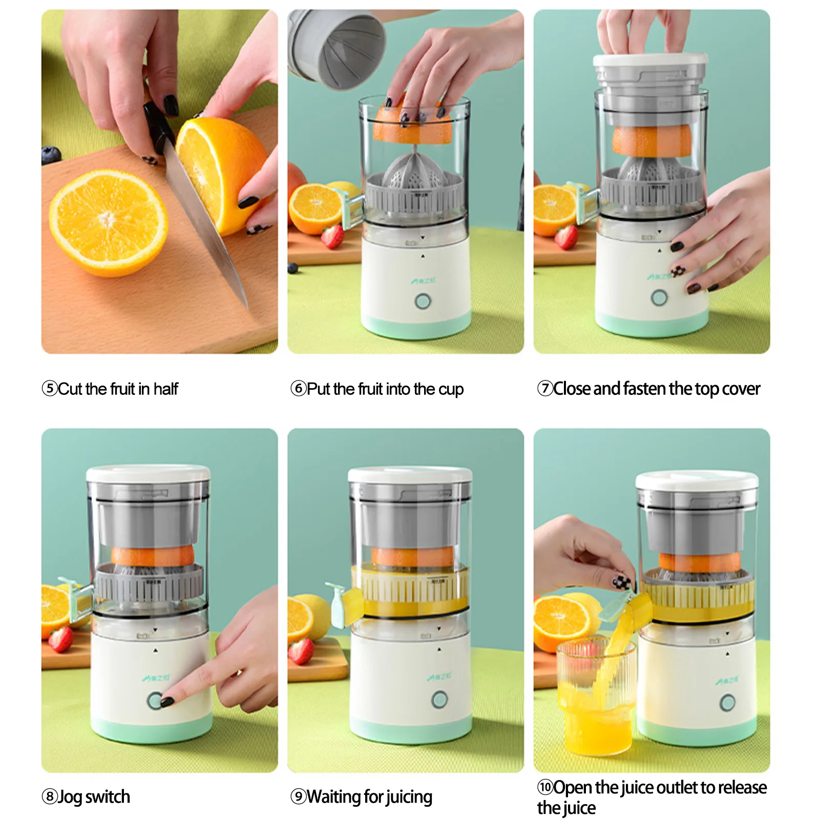 Citrus Juicer Orange Juicer with Powerful Motor Electric Juicer Large Capacity Orange Juice Squeezer Easy to Clean Citrus Juicer