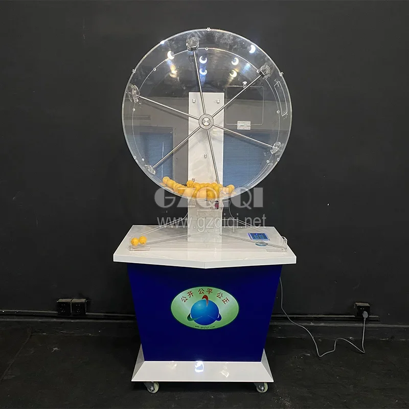 Lottery Machine by Mechanism for Lotto Games with six stickers J80