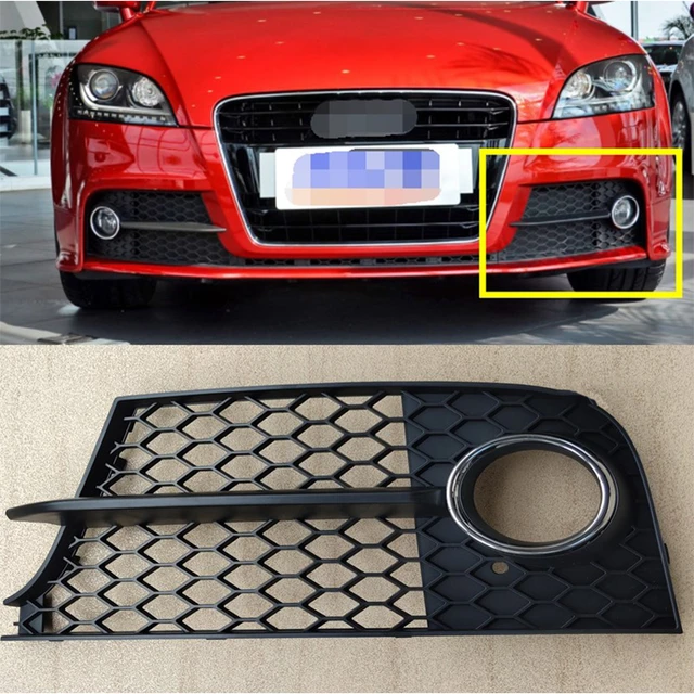 車 Audi TT フロントバンパー 黒