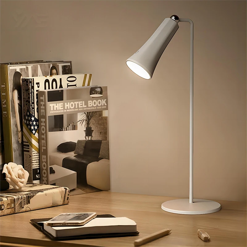 Rechargeable Study Desk Lamp Office Night Light Dimmable Led Light Bedside Touch Reading Table Lamp Eye Protection for Student 6