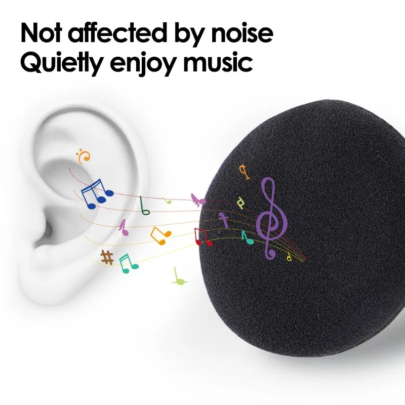 Almohadillas De Repuesto Para Auriculares – Diámetro 60 Mm (1 Par Negro) | Compatible Con Múltiples Modelos Sony Y Otros
