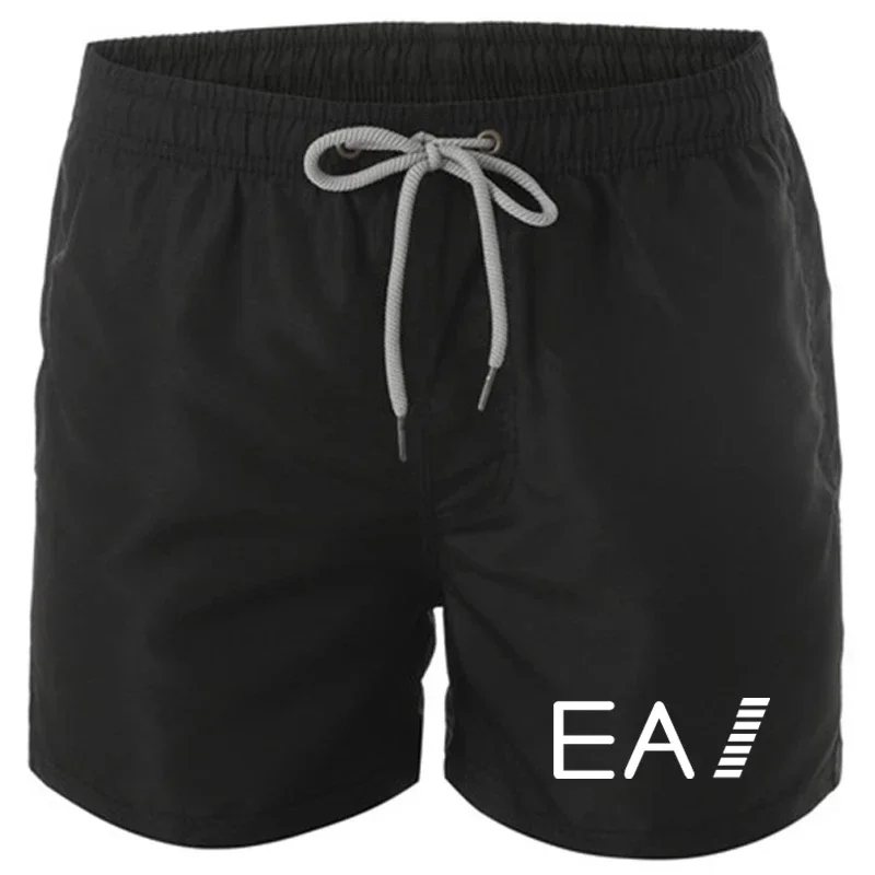 2025 new quality summer men's casual beach swimming shorts + breathable and comfortable quick-drying swimsuit surf pants 2