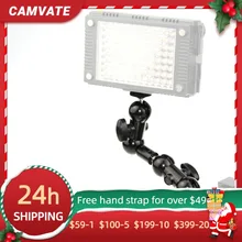 

CAMVATE 360 Rotate 1/4" Articulating Arm Magic Arm Mount Adapter For DSLR Camera/ Monitor /LED Light / Flash Light / Flashlight