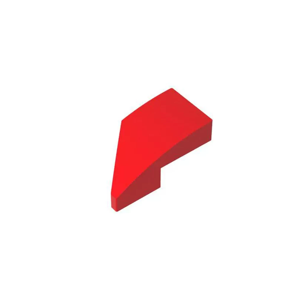 60개 29119 웨지 2x1x2/3 스터드 노치 우측 브릭 조립 컬렉션 대량 모듈형 장난감, 테크니컬 MOC 빌딩 블록용