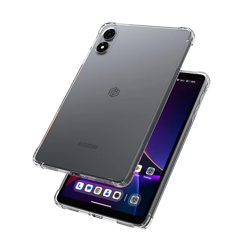 Clear Soft TPU Tablet Back Cover with 4 Shockproof Airbags - 8.4