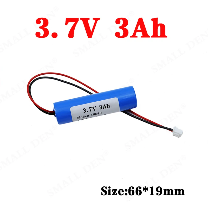 3.7V 18650 Battery Pack 1S Lifepo4 Batteries Packs 3000mah 6000mah 9000mah 12000mah Rechargeable battery Plug - 2