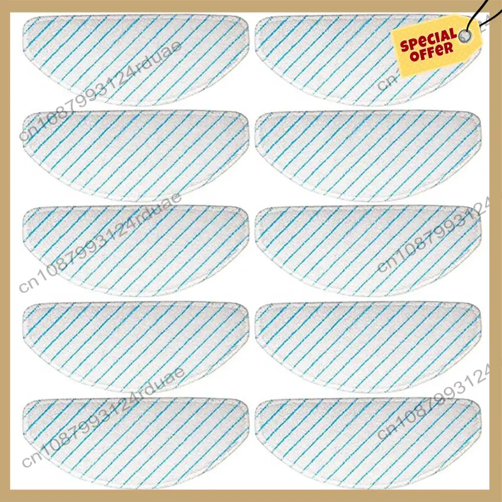 A75T Ecovacs Deebot Ozmo T8 Aivi T8 MAX T8 + T9 전원/최대 진공 청소기 부품 용 10PCS 강력한 걸레