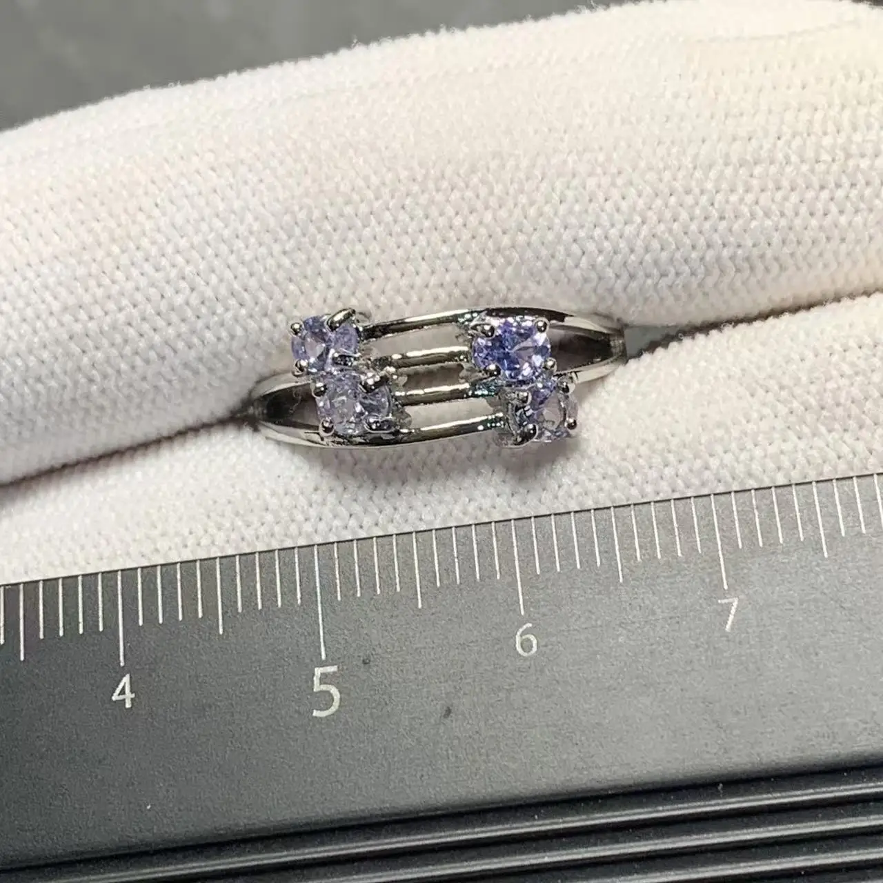 MM Natural Tanzanite Ring Adjustable Female Ring Jewelry for Women Gift Wholesale High Quality Vintage Fine