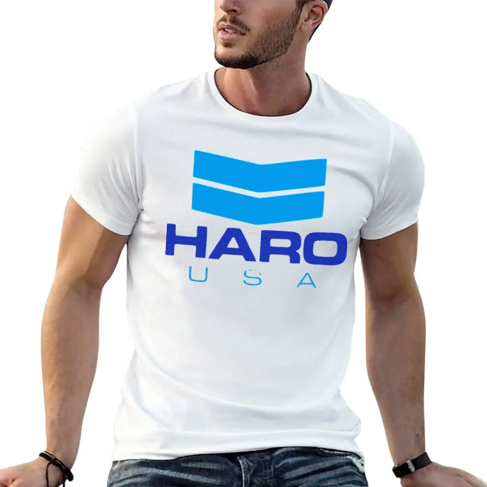 

Винтажная Футболка Haro Bmx, быстросохнущие спортивные футболки для мужчин из хлопка