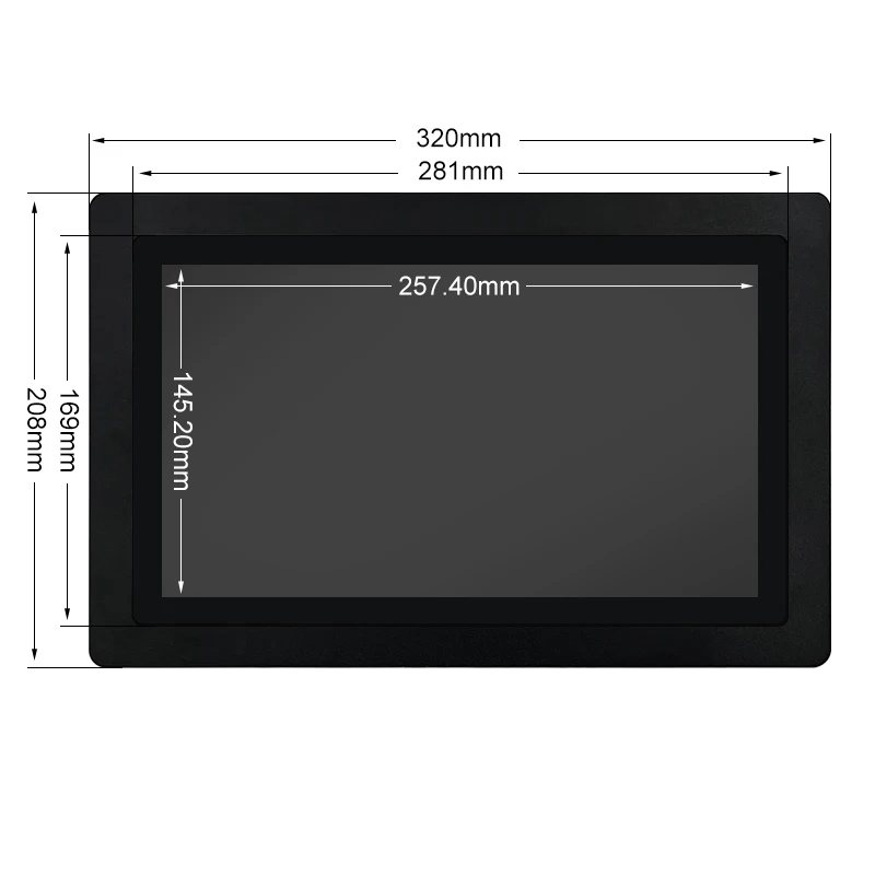  11.6 ġ IPS1920 * 1080 HDMI VGA  ġ ũ ݼ ˷̴ TFT Ӻ    LCD  B116-QRL
