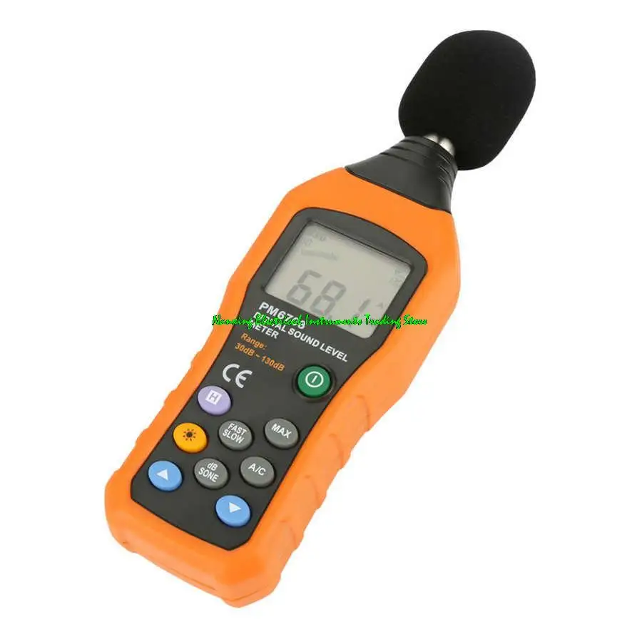 luz de fundo medidor de nível tester 30-130db
