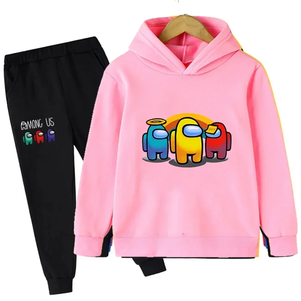 thumbnail image 1 of Conjunto de 2 piezas de sudadera y pantalones con estampado de dibujos animados de Sonic para niños de 2 a 12 años, ropa para niños y niñas, trajes deportivos para primavera y otoño, novedad de 2024, 1 of 5