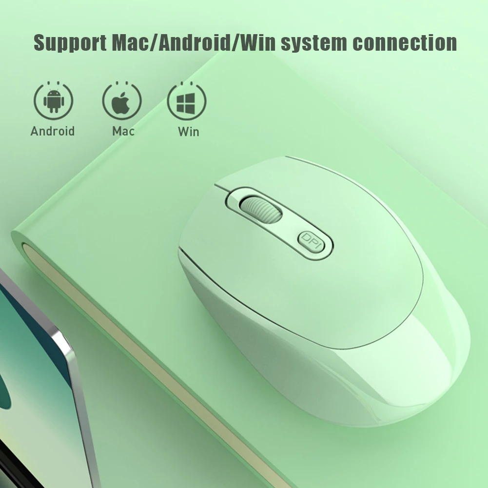 2.4Ghz Wireless Gaming Mouse 1600dpi Business Laptop Desktop Home Office Ergonomic Silent Mice For Computer with USB Receiver