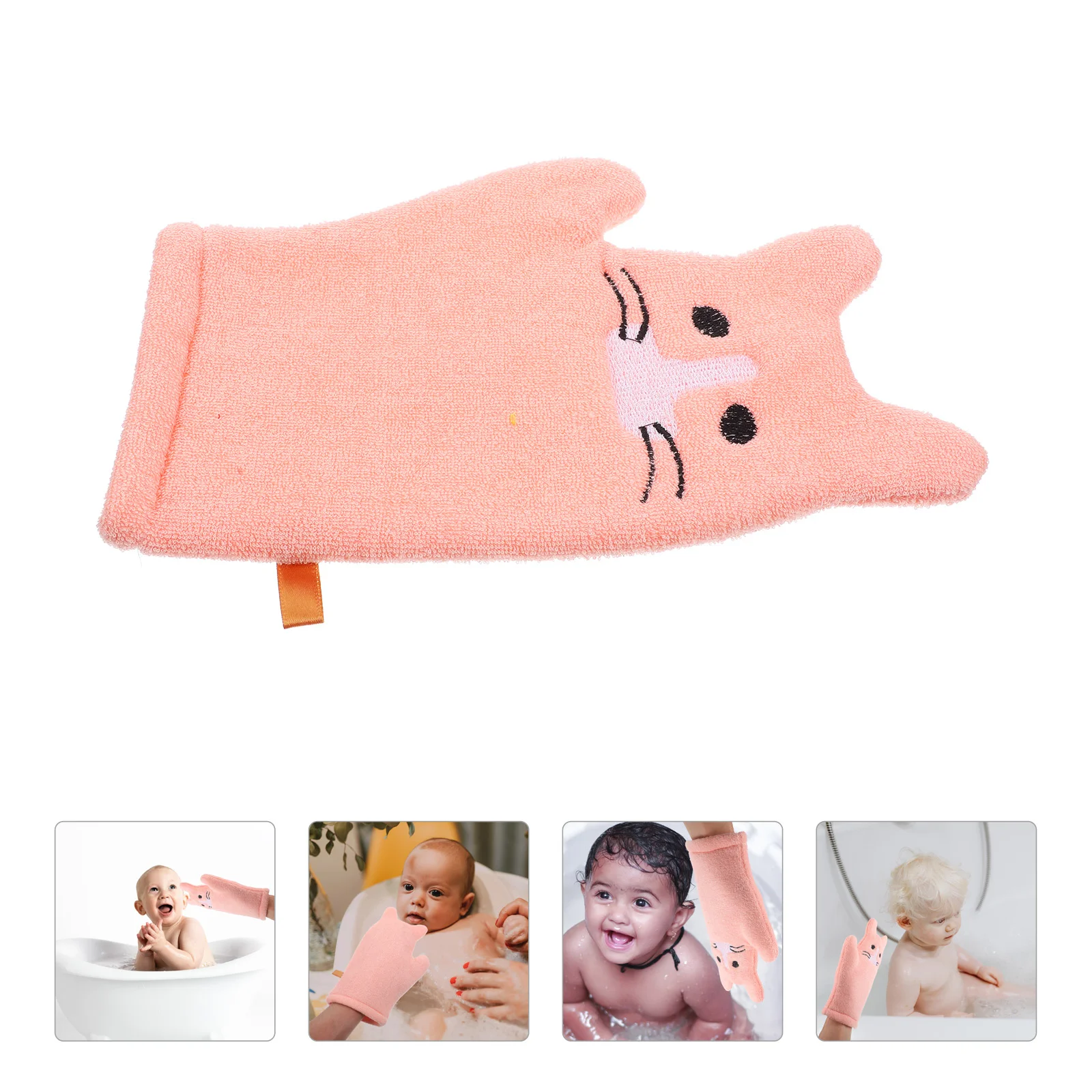 

1 Set 2Pcs Creative Bath Towels Comfortable Body Washing Scrubbing Gloves