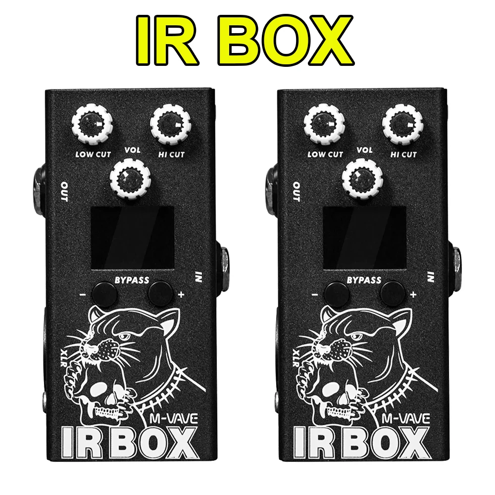

M VAVE IR BOX Guitar Bass Pedal Effects Highly Restored Various Classic Speaker Box 32 Presets 9-segment EQ Modules