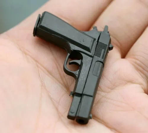 1/6 M1935 총 4D 조립 모델 12인치 액션 피규어용 플라스틱 블랙 솔저 액세서리 장난감