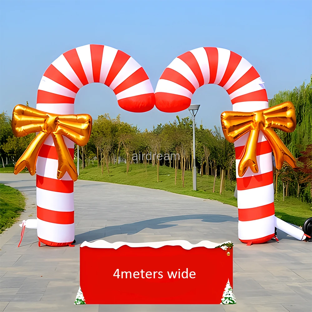 10 styles Giant Inflatable Santa Claus Archway Air Blow Christmas Event Entrance Arch Ornament Xmas Interior outdoor decoration 5