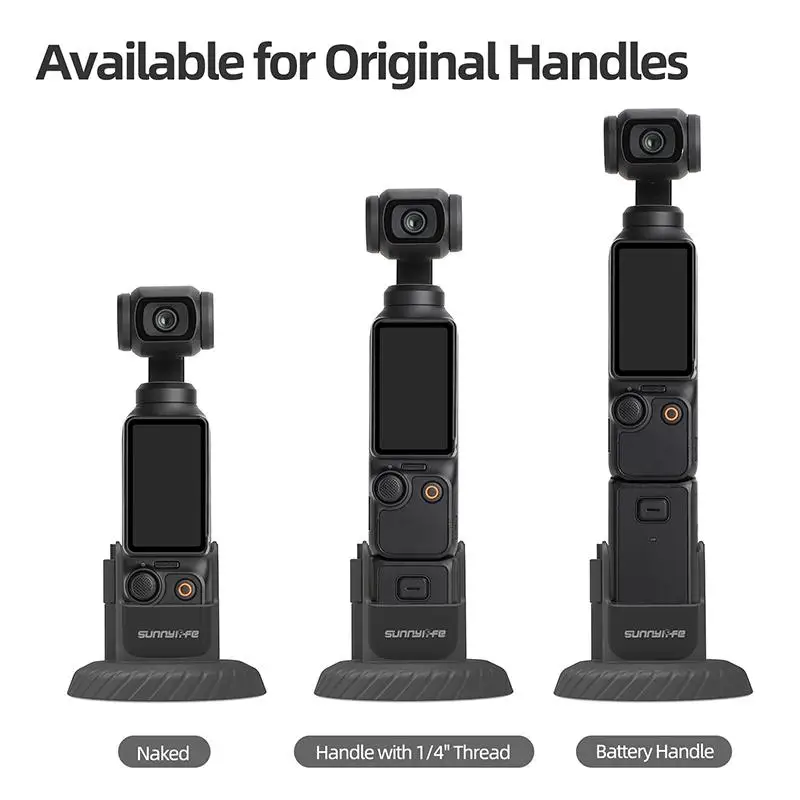 Magnetischer Ständer für DJI Osmo Pocket 4 3, Desktop-Halterung, feste Basis, Auto-Geländer, Vlog-Kamera-Zubehör – Detail 6
