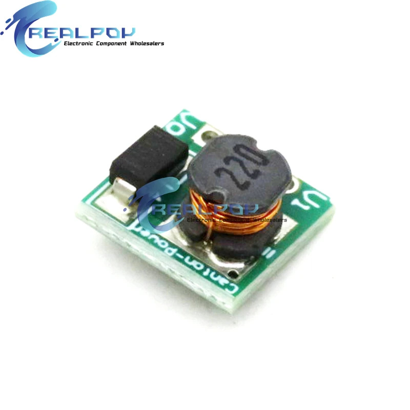 Miniature DC-DC Step-Up Power Module - 0.9-5V to 5V Voltage Boost Converter Board