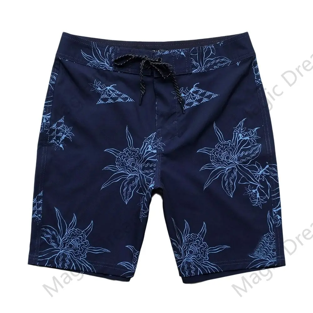 2024 Jun Men Summer New Waterproof Beach Shorts With Pocket Phantom Bermuda Board Shorts Swim Quick Dry Casual Diving  Swimwear 5