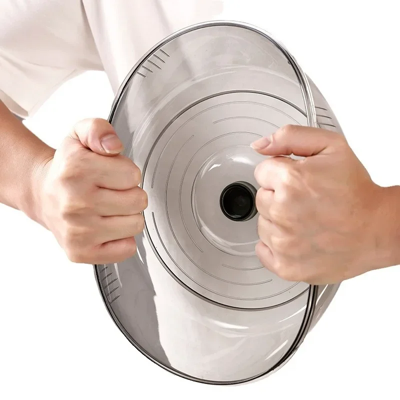 New Household Food Insulation Cover Transparent Stackable Dust-Proof Insect Food Insulation Cover Kitchen Gadgets Reusable LIJIA