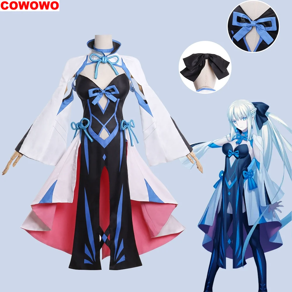 

COWOWO Fate Grand Order Morgan Woman Fgo Cosplay Costume Cos Game Anime Party Uniform Hallowen Play Role Clothes Clothing