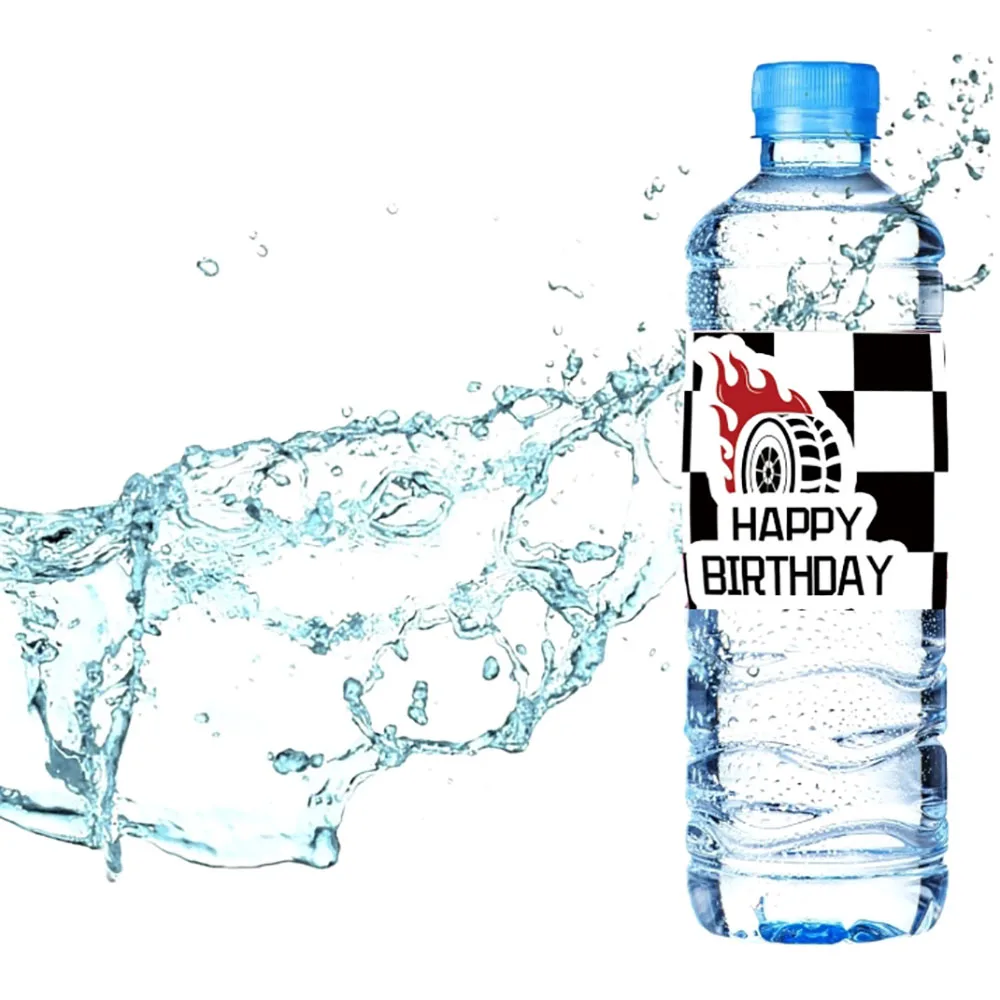 Hot Wheels-etiquetas para botellas de agua de coches, suministros para  fiestas, decoraciones de cumpleaños, pegatinas para niños y niñas, Baby  Shower, coches de carreras, fiesta - AliExpress, image size:1000x1000