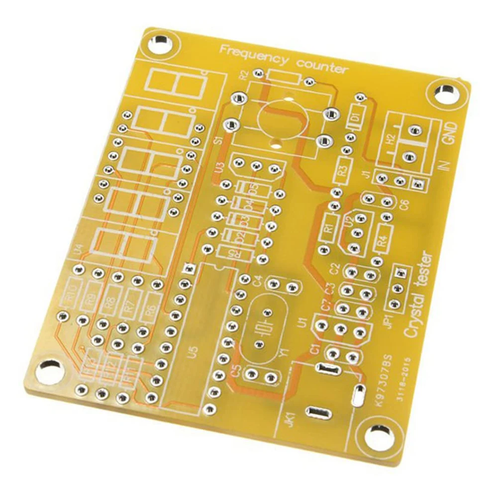 5 Digits Display Digital Frequency Counter Module 1Hz-50MHz Crystal Oscillator Frequency Counter Tester with Shell Case frequency counter tester frequency meter
