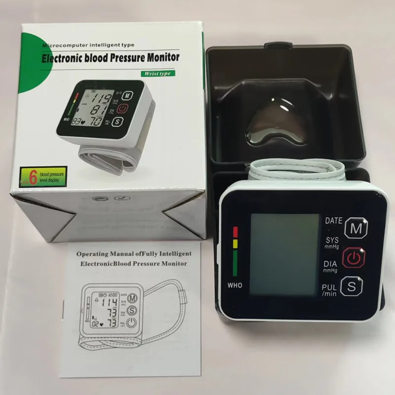 Saint Health Automatic Wrist Tonometer Blood Pressure Monitor Digital LCD Wrist Cuff Blood Pressure Meter sphygmomanometer