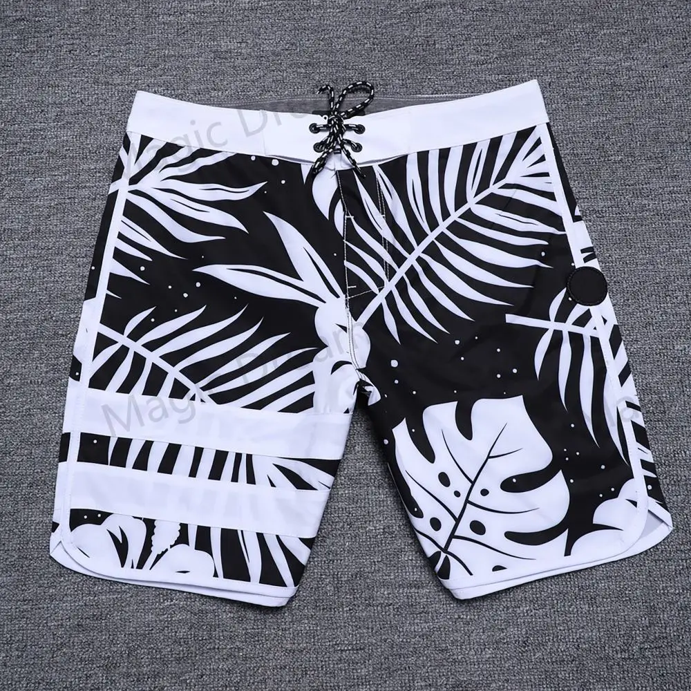 2024 New Summer Fashion Men Board Shorts Bermuda Beach Shorts Swim Shorts For Men Waterproof Quick Dry Swimwear New Color 4