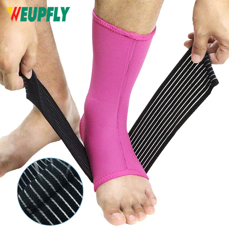 

1 шт. бандаж для поддержки голеностопа-компрессионный рукав с регулируемым ремешком для идеальной посадки-отлично подходит для бега, растяжения лодыжки