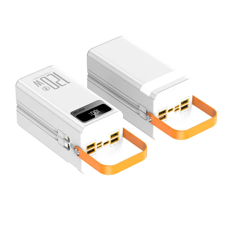 PowerBank 60000mAh 30000mAh 20000mAh Batteria di ricambio Caricatore portatile Batteria esterna mobile Ricarica rapida per iPhone da campeggio - immagine 6