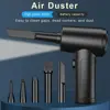 Compressed Air Duster 51000RPM Rechargeable Cordless Air Blower Keyboard Cleaner for Keyboard Electric Devices Cleaning 4