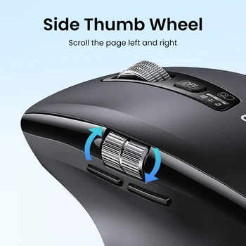 UGREEN Hyper-Fast Scroll Wireless Mouse Bluetooth 5.4 2.4G Ergonomic 5000DPI for MacBook Tablet Laptops Computer PC Mice 3