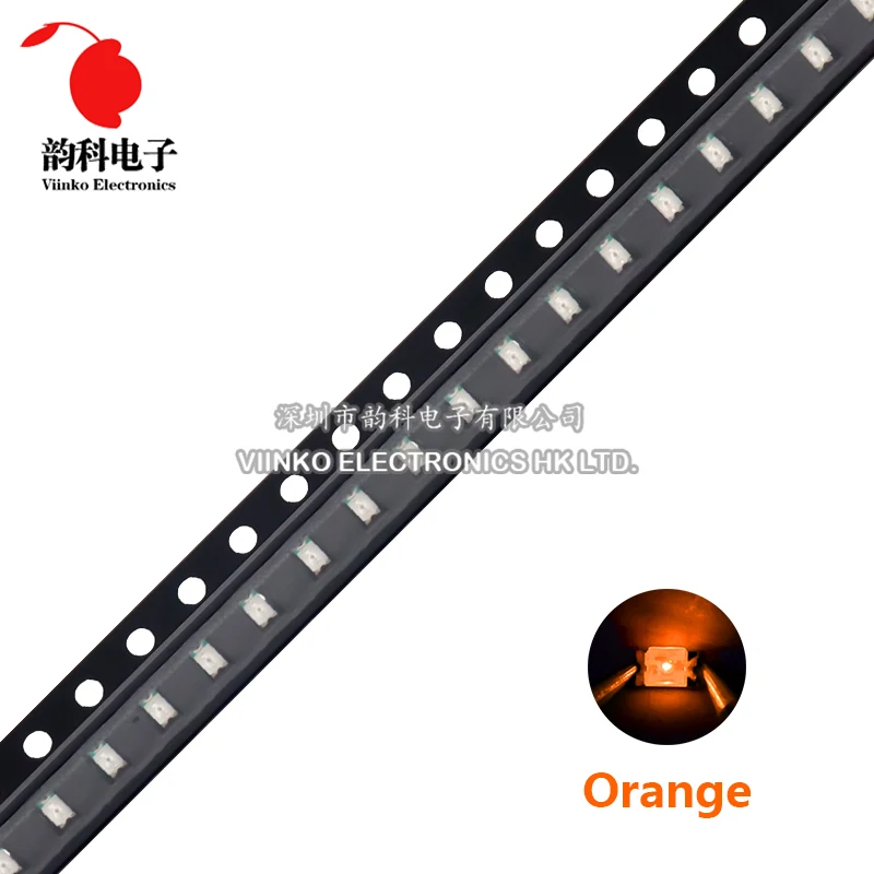 SAMIROB 100 teile/los 0805 SMD LED Weiß Eis Blau Rot Blau Gelb Grün Orange Warm Weiß Rosa Lila RGB 2012 Leuchtdiode – Detail 13