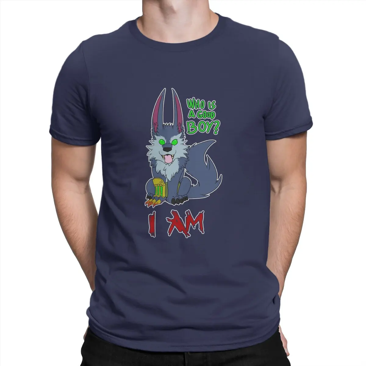 thumbnail image 1 of Camiseta de Chibi Warwick para hombre, de Arcane League of Legends, LOL Game, de algodón, manga corta y cuello redondo, ideal como regalo de humor., 1 of 7