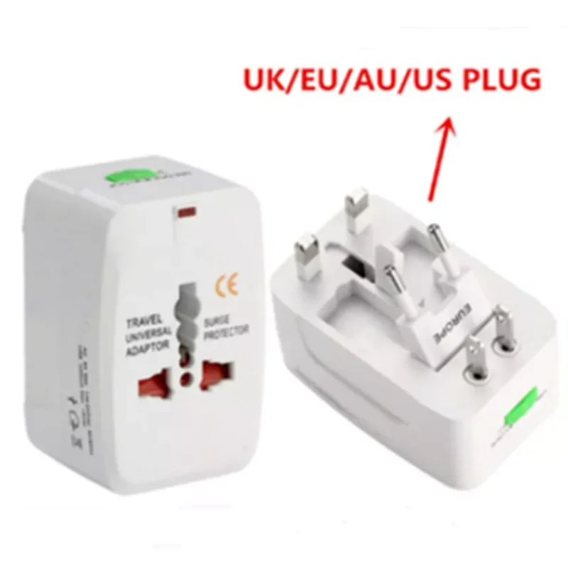 Universal Power Plug Adapter International European EU US AU UK Travel