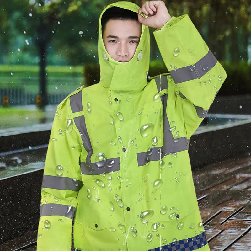Zipper Women Raincoat Waterproof Adults Thick Pants Fishing Raincoat Plus Size Bike Suit Poncho Hombre Waterproof Rain