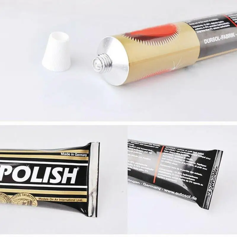 50g/100g Metal Polish Cream Iron Polishing-Paste Rust Remover Multi-Purpose Abrasive Paste Copper Stainless Steel Cleaning
