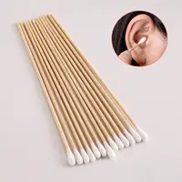 100/200Pcs Swabs 6'' Long Wood Handle Sturdy Cotton Applicator Swab Q-tip Drop Shipping 1