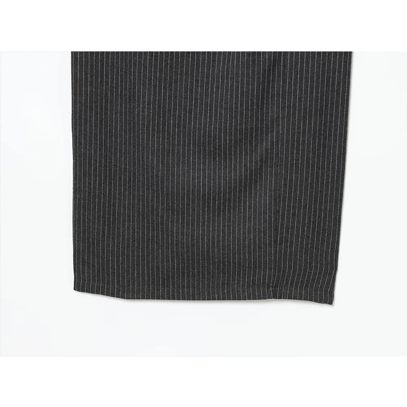 2025 New Women Sleeveless Dress Fashion Buckle Decoration Stripe Long Dresses O neck Ruched Slim Midi Women's Dresses