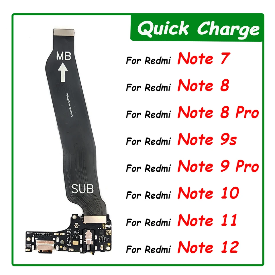 Xiaomi Redmi Note 10 Pro 10s 11 11s Pro 4G 5G USB 充電ポート