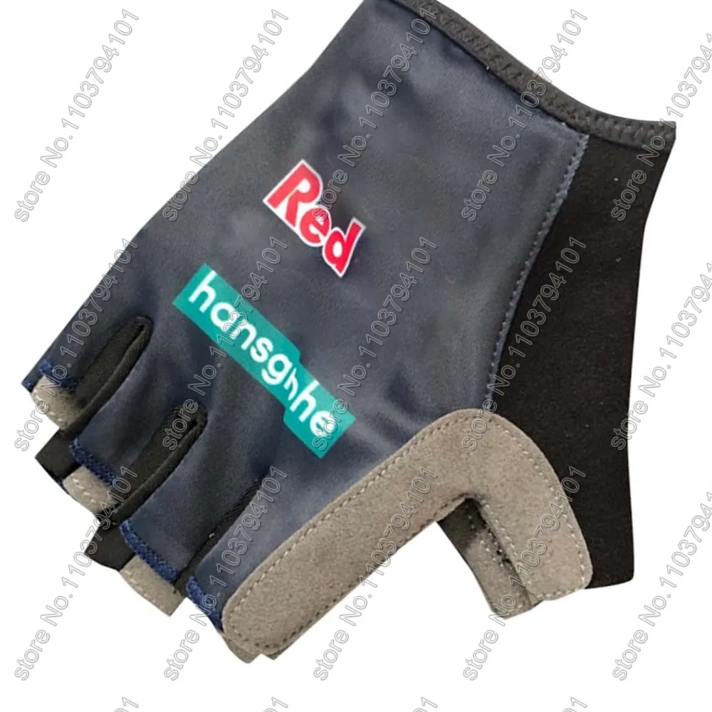 Boraful Hansgrohe Cycling Gloves Team Men Gel Half Finger Bike Glove Road Bicycle Jerseys MTB Guante Ciclismo Maillot
